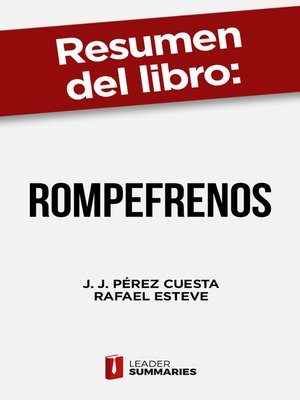 cover image of Resumen del libro "RompeFrenos" de J. J. Pérez Cuesta